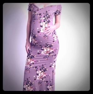 Pink Blush Maternity Gown Dress